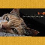 ホームページサービスおれ猫八